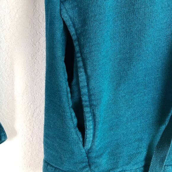 Soft Surroundings Drapey Open Front Drawstring Waist Pockets Jacket PM M Petite - Picture 9 of 15